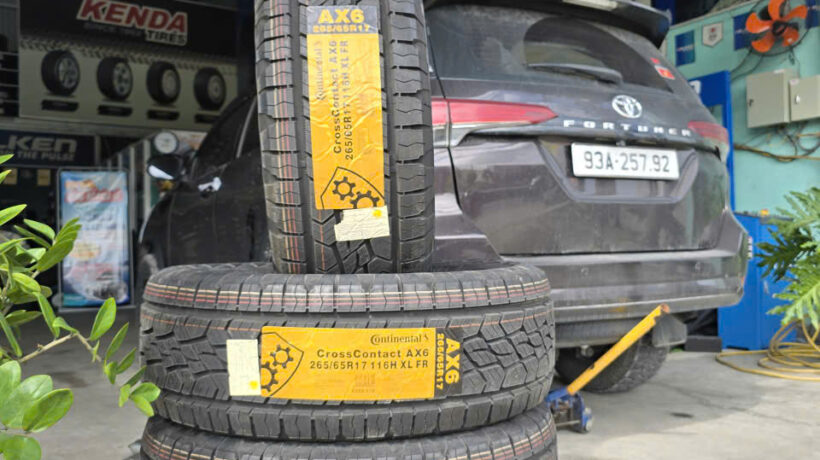 Tư Vấn Chọn Lốp 265/65R17 Continental AX6 Cho Xe Toyota Fortuner: Nâng Tầm Trải Nghiệm Lái