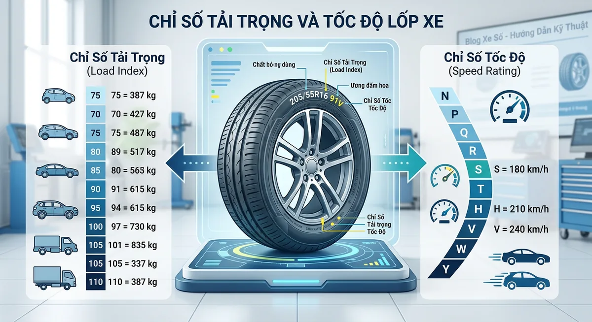 Bảng tra cứu chỉ số tốc độ lốp <a href=