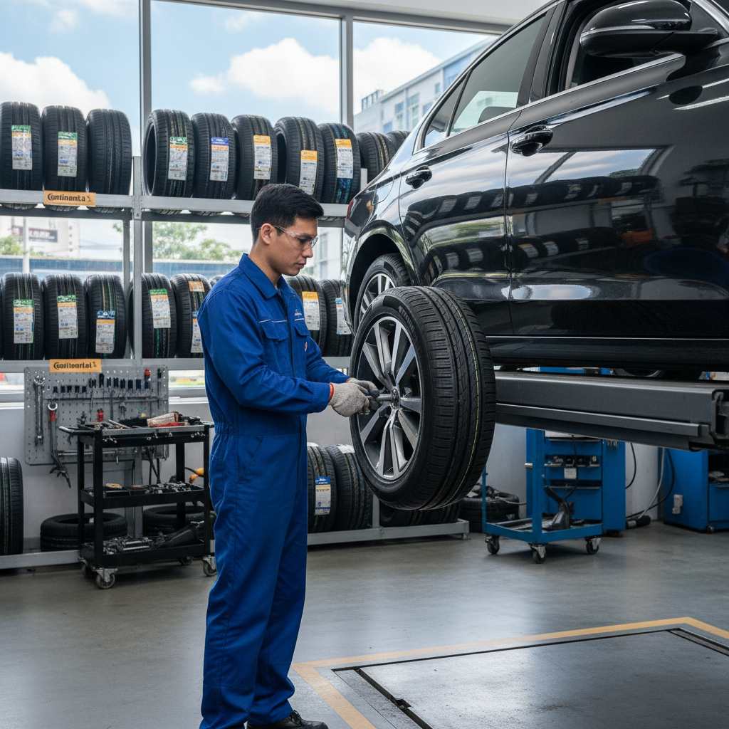 Bảo dưỡng lốp xe ô tô Continental định kỳ