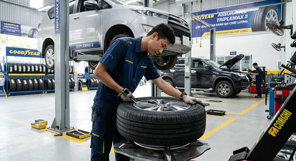 Kho lốp Goodyear chính hãng tại Việt Nam
