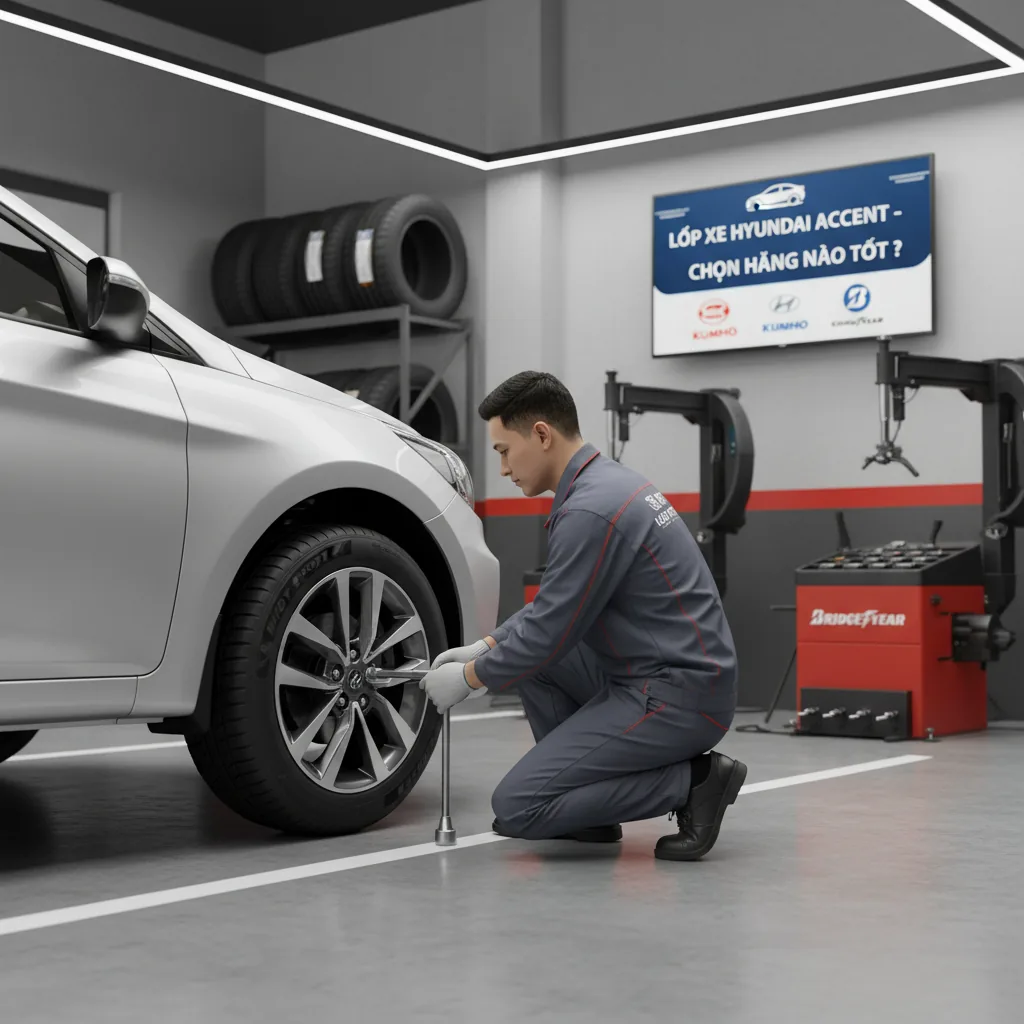 Bảo dưỡng lốp xe Hyundai Accent đúng cách