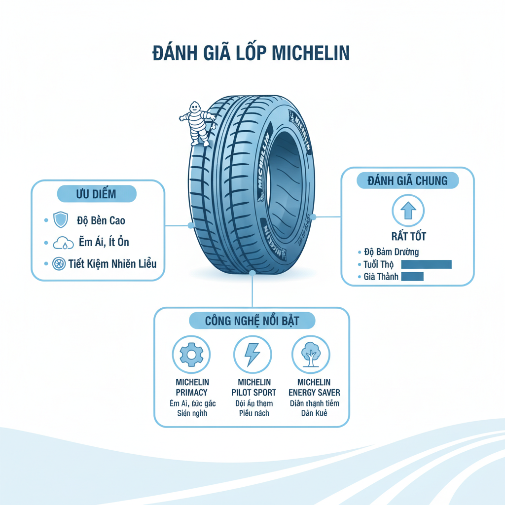 So sánh các dòng lốp Michelin Pilot Sport và Primacy