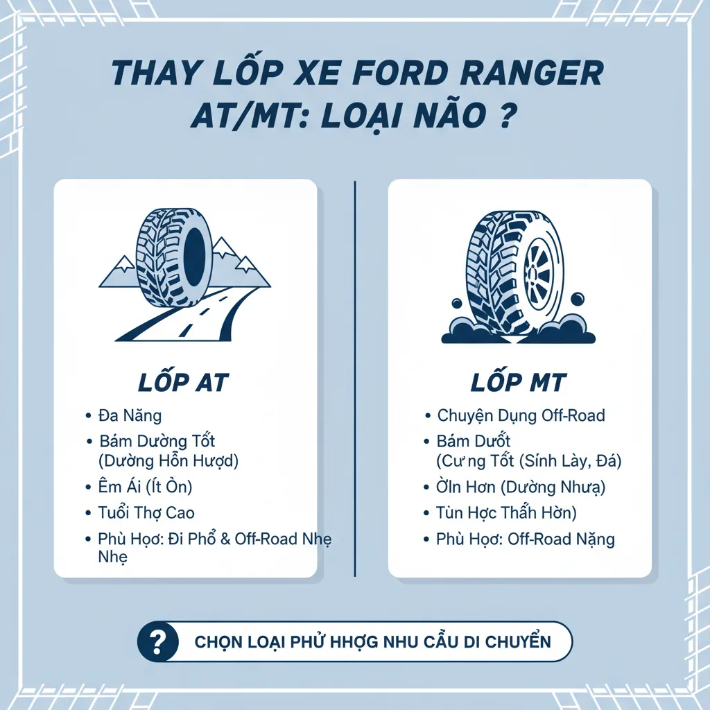 Lốp BFGoodrich KO2 lắp trên Ford Ranger Wildtrak