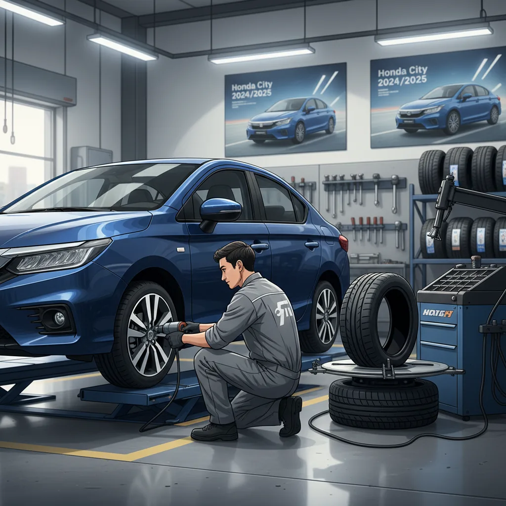 kinh nghiệm chọn lốp xe Honda City 2024 phù hợp nhu cầu