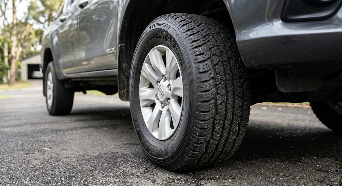 Kiểm tra áp suất lốp xe bán tải khi không chở hàng để đảm bảo an toàn