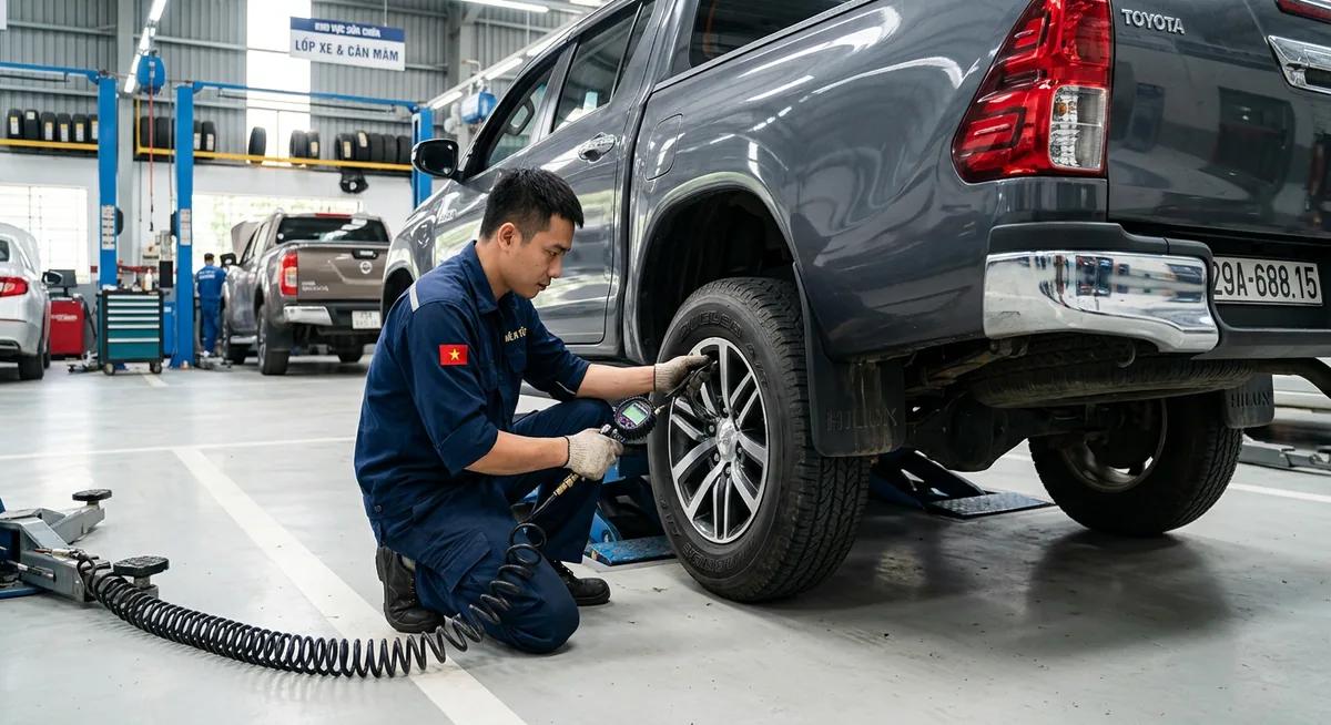 Cảm biến áp suất lốp TPMS cho xe bán tải
