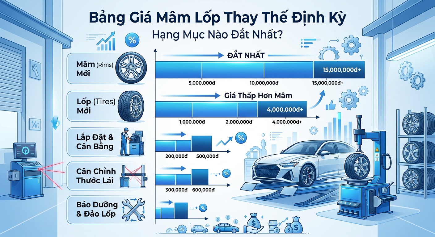 so sánh mâm đúc hợp kim và mâm rèn forged