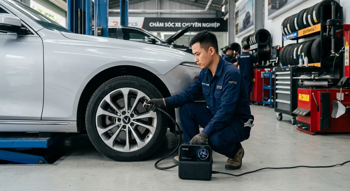 Cách sử dụng bơm 70mai TP03 an toàn cho <a href=