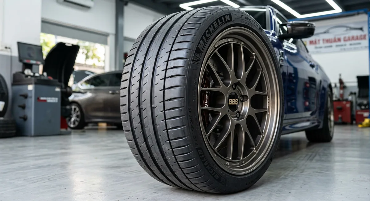 Các hãng mâm xe độ nổi tiếng BBS Rays Lenso trên xe sedan thể thao