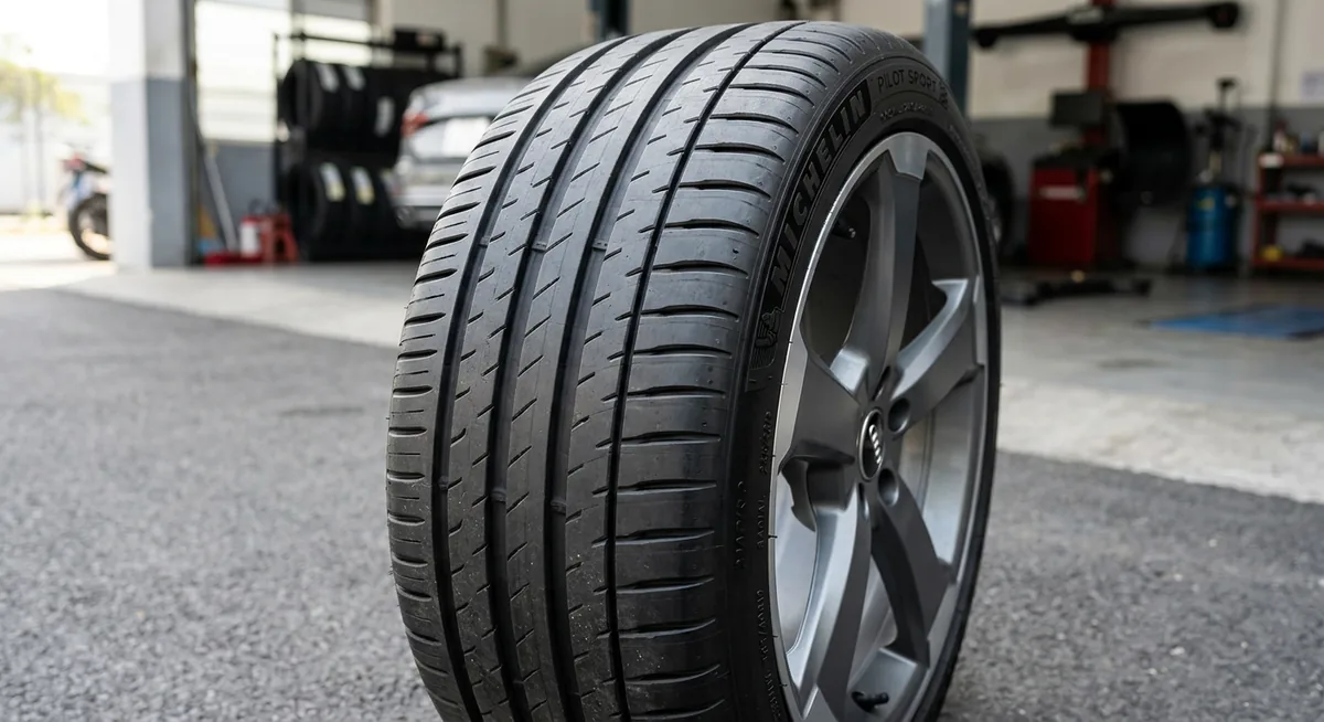 Cảm biến áp suất lốp hiển thị trên màn hình ô tô hiện đại