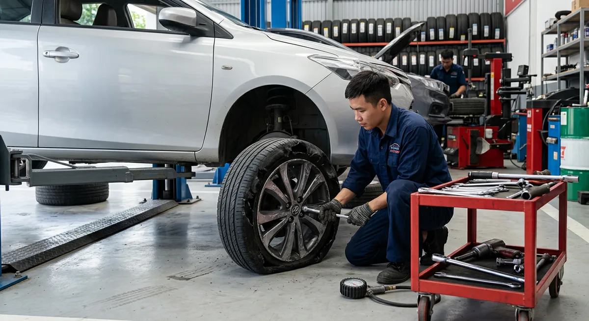 Sự khác biệt cấu tạo giữa lốp thường và lốp Run-flat