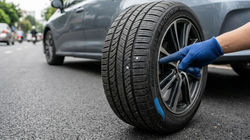 Có Nên Thay Lốp Chống Đinh Công Nghệ Tráng Lốp Không