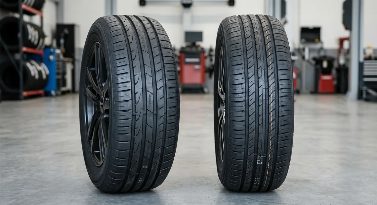 So sánh logo và diện mạo lốp Hankook vs Kumho