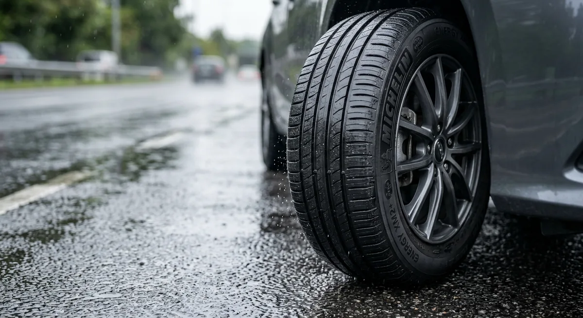 Cận cảnh gai lốp Michelin Energy XM2+ với hợp chất Silica