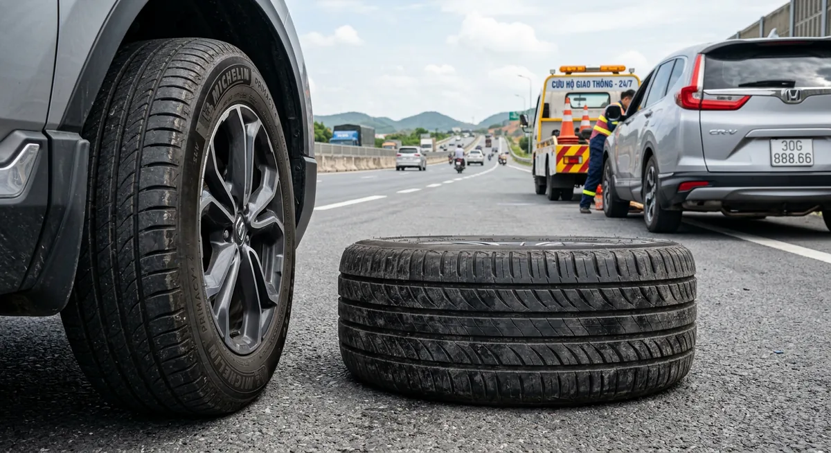 Số điện thoại cứu hộ lốp ô tô lưu động trên cao tốc