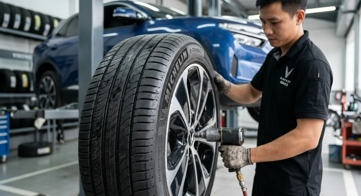 Sự khác biệt về độ mòn của lốp xe điện so với xe xăng