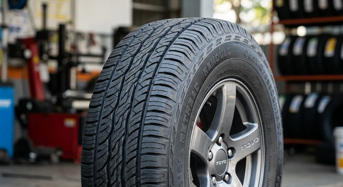 Cấu tạo chi tiết của lốp cao su đắp lại Retread