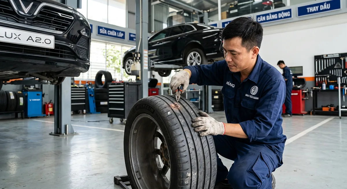 Quy trình vá nấm chuyên nghiệp cho <a href=