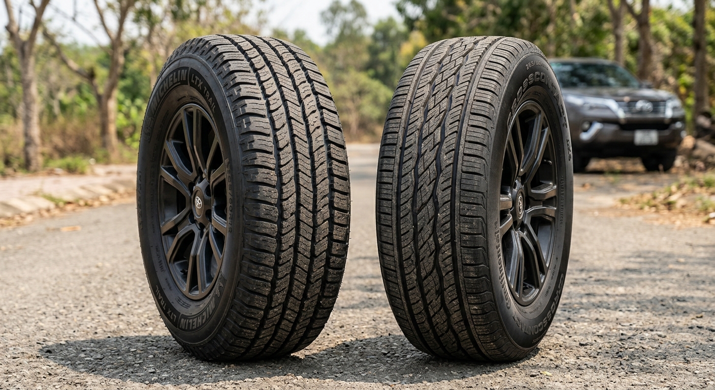 Lốp Michelin LTX Trail lắp trên xe SUV gầm cao