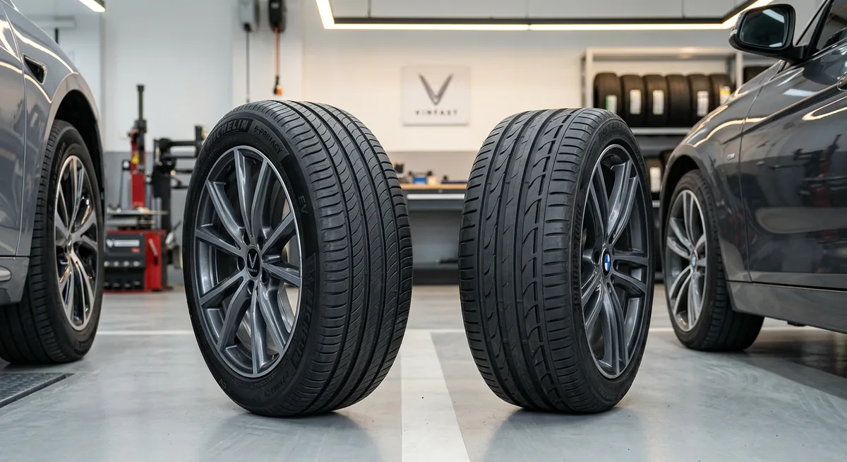 Cấu trúc hông lốp xe điện EV so với lốp ô tô xăng truyền thống