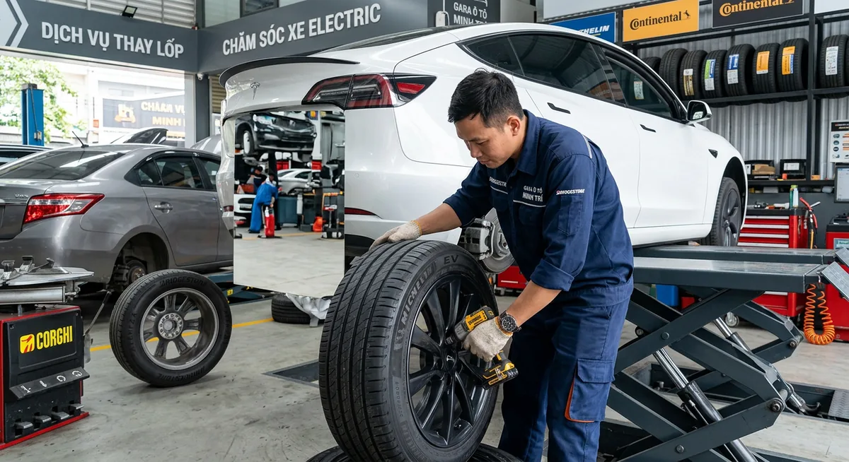Lốp xe điện Michelin e.Primacy chuyên dụng cho EV