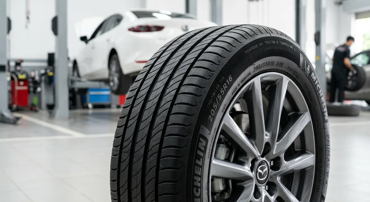 Thông số lốp xe Mazda 3 sedan 205/55R16 chi tiết