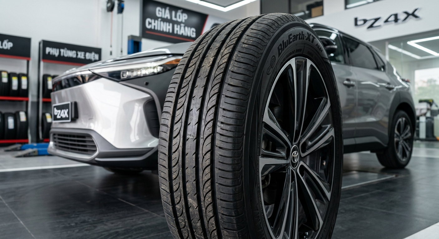Lốp xe Toyota bZ4X chuyên dụng cho xe điện