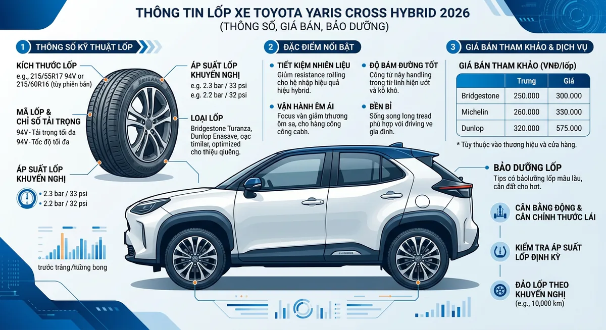 Thiết kế gai lốp Bridgestone Alenza cho xe SUV Hybrid