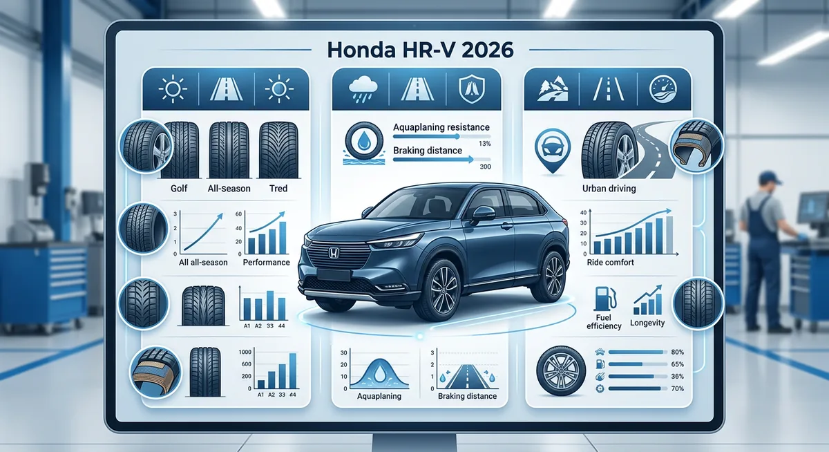 So sánh các thương hiệu lốp xe hàng đầu cho Honda HR-V 2026