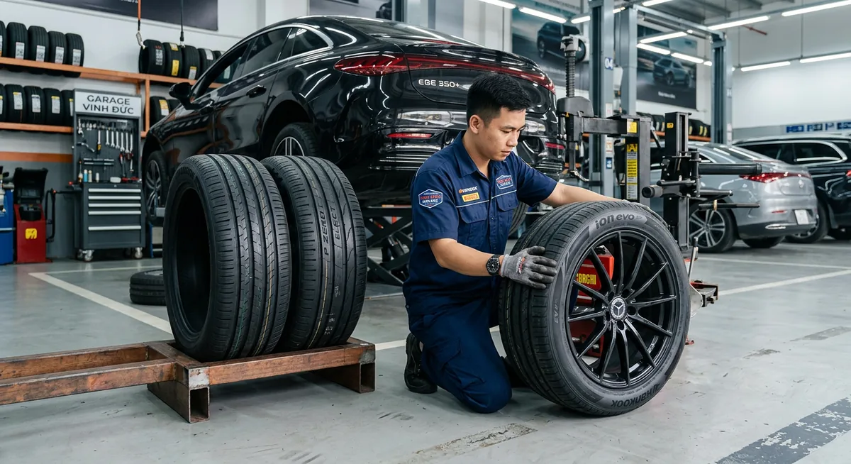 Pirelli P Zero Elect lắp trên xe điện hiệu năng cao