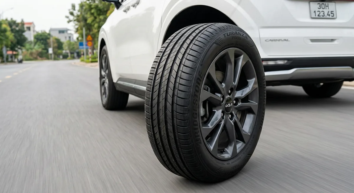 Thay lốp Kia Carnival 235/60R18 giá rẻ êm ái tại cửa hàng chuyên nghiệp