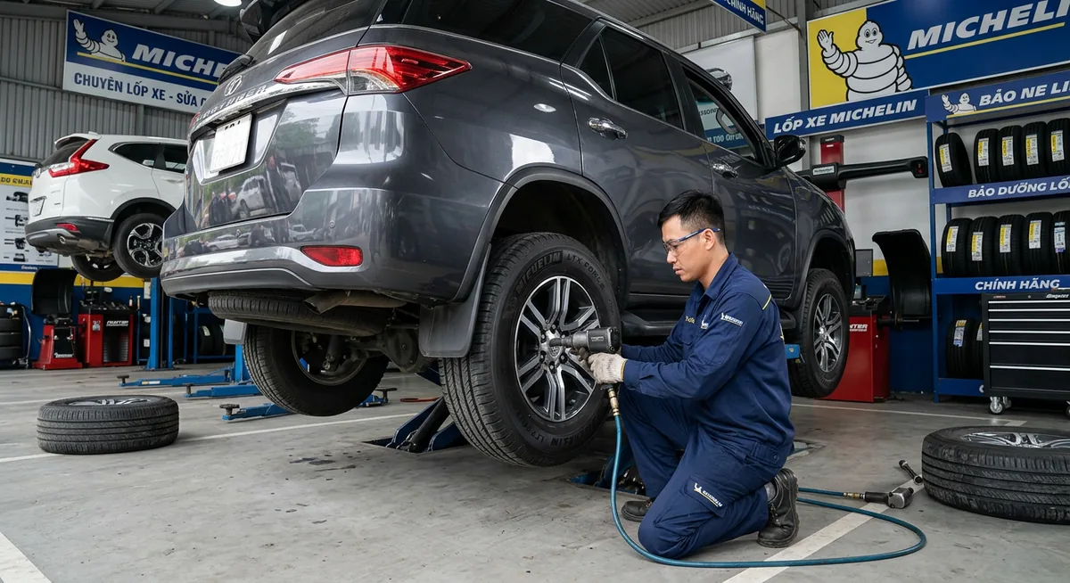 Dấu hiệu cần thay lốp Michelin