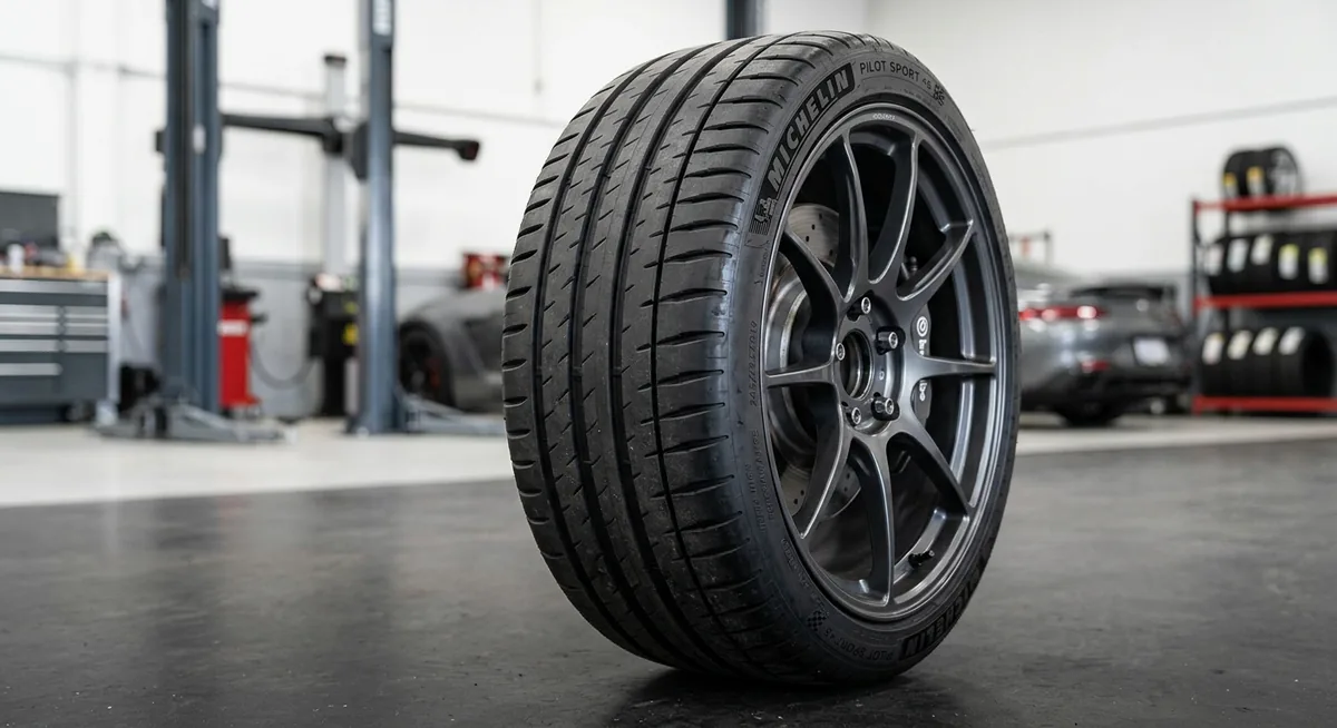 Cận cảnh bộ mâm lốp ô tô thể thao kích thước lớn