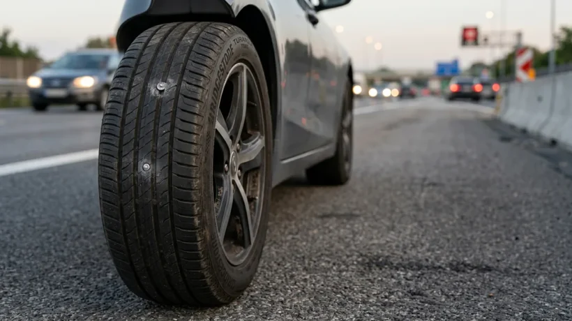 Xử Lý Lốp Ô Tô Dính Đinh Trên Cao Tốc An Toàn