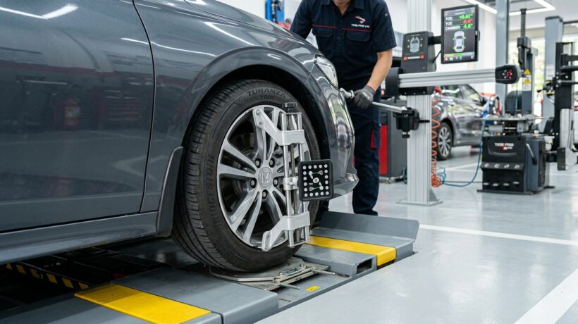 Cân chỉnh độ chụm góc lái ô tô bao lâu một lần là chuẩn nhất?