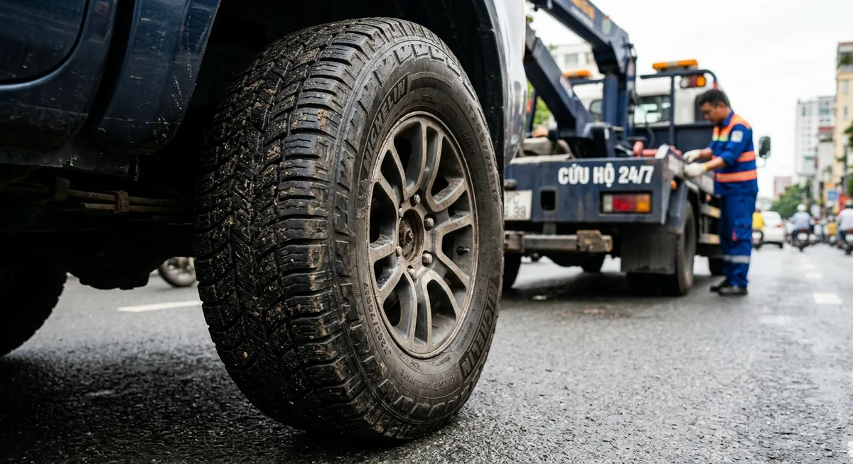 Xe cứu hộ sàn trượt đang chuẩn bị đưa <a href=