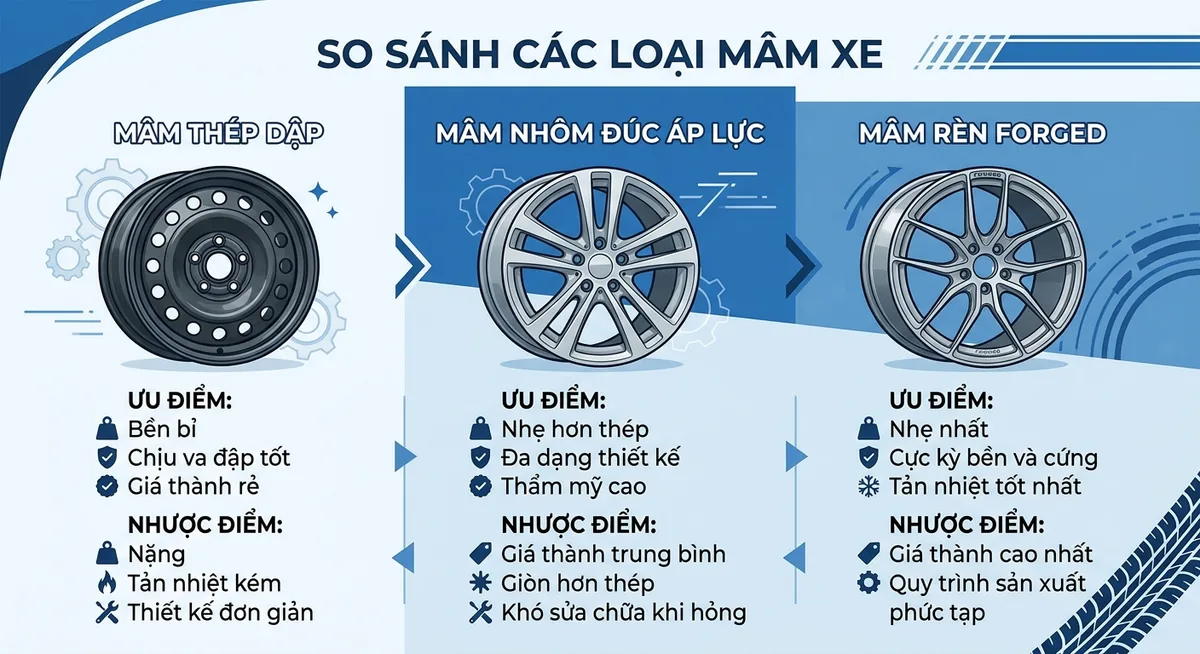 Quá trình sản xuất mâm Flow Forming